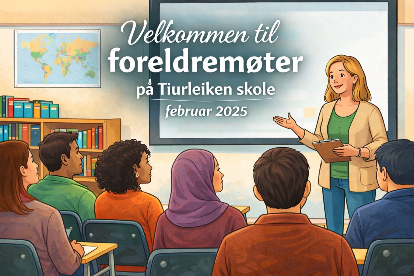 en lærer som underviser i en klasse