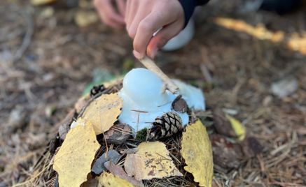 en person som graver i skitten en person som graver i skitten